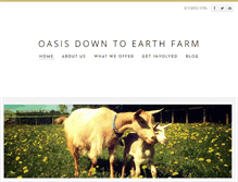 Tablet Screenshot of downtoearthfarm.org